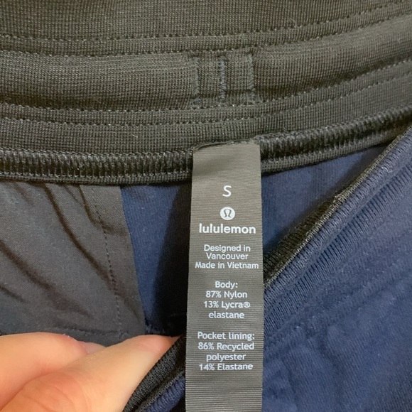 Lululemon | Navy Unisex Drawstring Elastic Waist Athleisure Jogger Sweatpants Sm - Picture 14 of 17